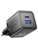 Cargador de Pared GaN Vention FEQB0-EU/ 1xUSB Tipo-C/ 1xUSB/ 30W