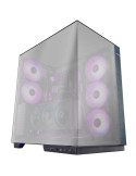 Caja Gaming Torre Mars Gaming MC-3GFPRO/ Cristal Cromado