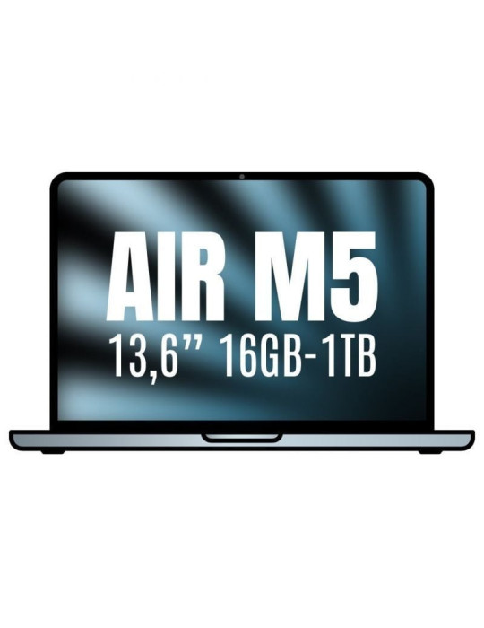 Apple Macbook Air 13,6"/ M5 10-Core CPU/ 16GB/ 1TB SSD/ 10-Core GPU/ Azul