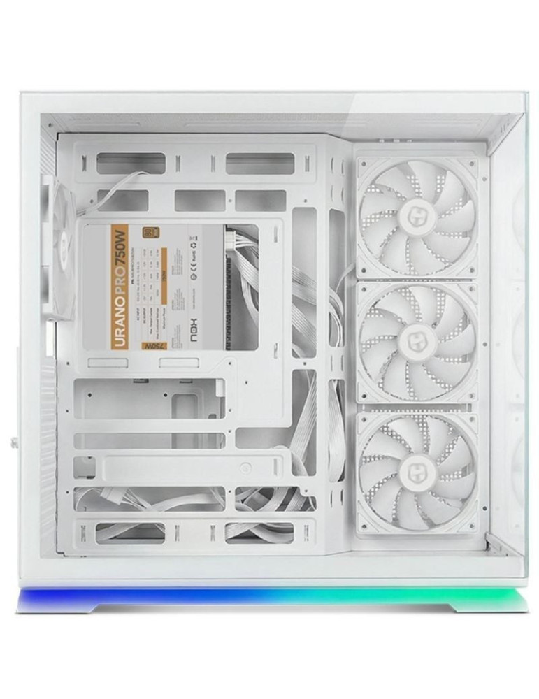 Caja Gaming Semitorre Nox Hummer Galaxy/ Blanca