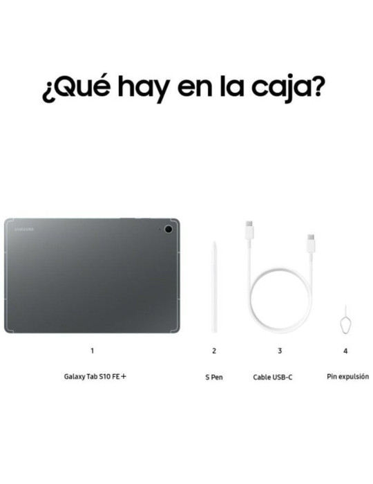 Tablet Samsung Galaxy Tab S10+ FE 13.1"/ 12GB/ 256GB/ Octacore/ Gris