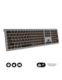 Teclado Inalámbrico Subblim Master/ Gris y Negro