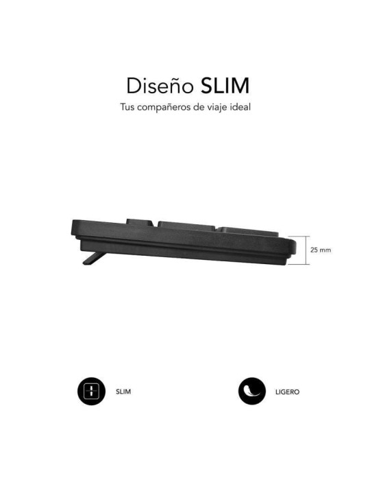 Teclado Subblim Business Slim Silencioso
