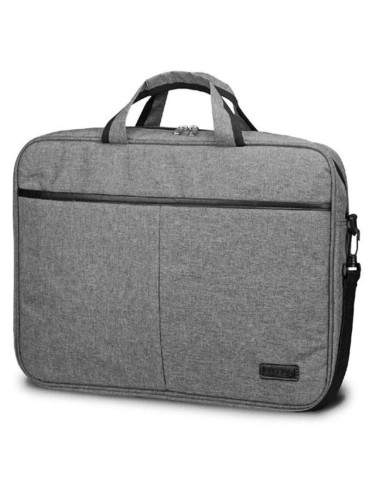 Maletín Subblim Elite Laptop Bag para Portátiles hasta 15.6"/ Cinta para Trolley/ Gris