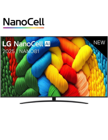 Televisor LG NanoCell 86NANO81A6A 86"/ Ultra HD 4K/ Smart TV/ WiFi