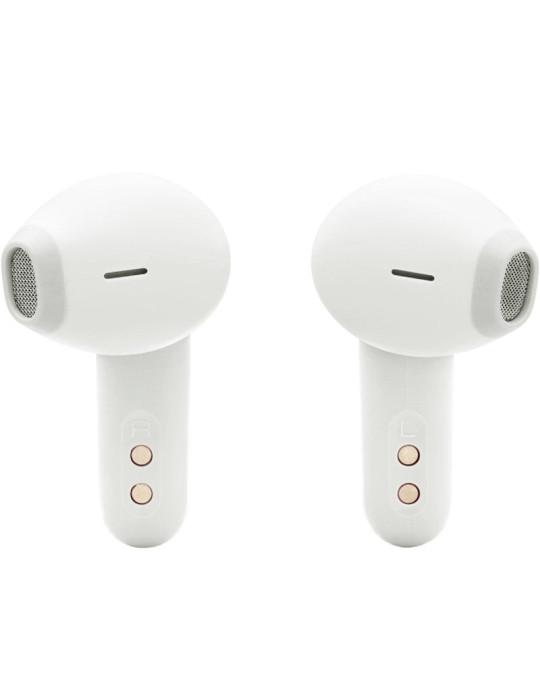 Auriculares Bluetooth JBL Wave Flex 2 con estuche de carga/ Autonomía 10h/ Blancos