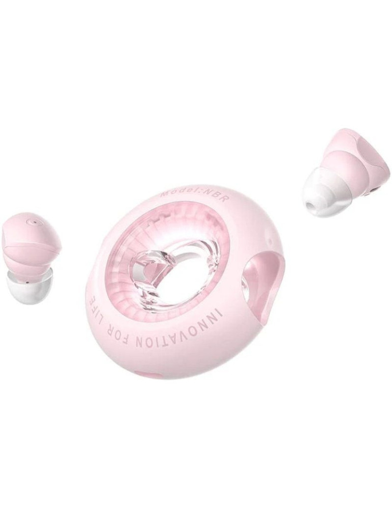 Auriculares Bluetooth Vention NBRP0 con estuche de carga/ Autonomía 6h/ Rosas
