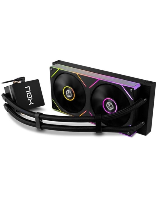 Sistema de Refrigeración Líquida Nox M-240 LCD/ Negro