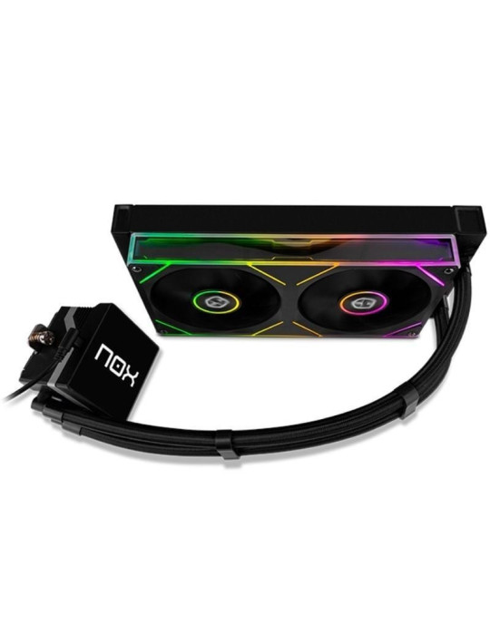 Sistema de Refrigeración Líquida Nox M-240 LCD/ Negro