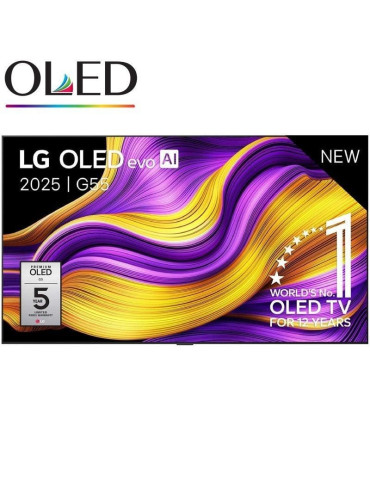 Televisor LG OLED Evo AI G5 OLED65G55LW 65"/ Ultra HD 4K/ Smart TV/ WiFi