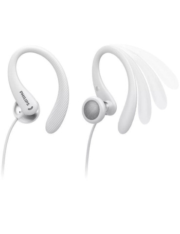 Auriculares Deportivos Philips TAA1105WT/ con Micrófono/ Jack 3.5/ Blancos 2