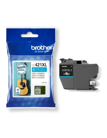 Cartucho de Tinta Original Brother LC421XL Alta Capacidad/ Cian