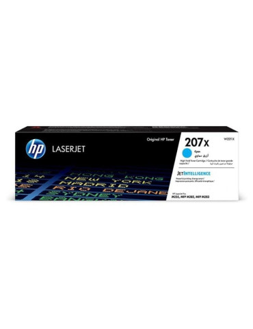 Tóner Original HP n 207X XL Alta Capacidad/ Cian
