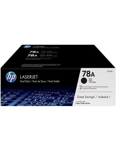 Tóner Original HP n 78A Multipack/ 2x Negro