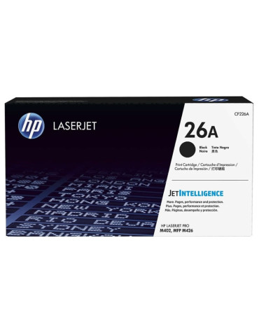 Tóner Original HP n 26A/ Negro