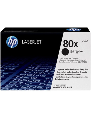 Tóner Original HP n 80X XL Alta Capacidad/ Negro