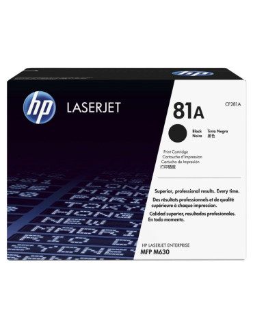 Tóner Original HP n 81A/ Negro