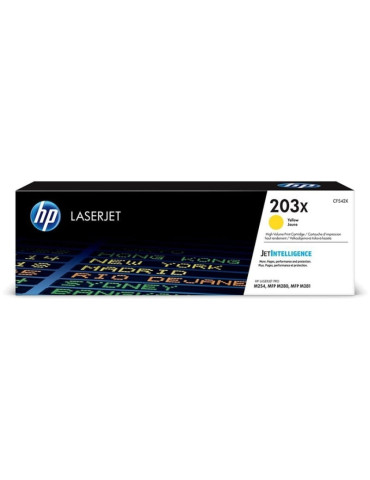 Tóner Original HP n 203X XL Alta Capacidad/ Amarillo