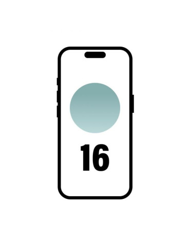 Smartphone Apple iPhone 16 128GB/ 6.1"/ 5G/ Verde Azulado