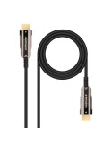 Cable HDMI 2.0 AOC 4K Nanocable 10.15.2015/ HDMI Macho - HDMI Macho/ 15m/ Negro
