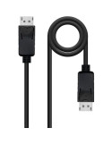 Cable DisplayPort Nanocable 10.15.2701/ DisplayPort Macho - DisplayPort Macho/ 1m/ Negro