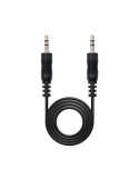 Cable Estéreo Nanocable 10.24.0103/ Jack 3.5 Macho - Jack 3.5 Macho/ 3m/ Negro