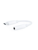 Conversor USB Tipo-C Nanocable 10.24.1205-W/ USB Tipo-C Macho - Jack 3.5 Hembra