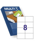 Etiquetas Adhesivas Apli Multi3 10530/ 105 x 74mm/ 500 Hojas