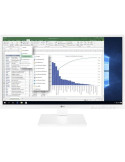Monitor Profesional LG 24BK55YP-W 23.8"/ Full HD/ Multimedia/ Regulable en altura/ Blanco