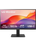 Monitor Curvo LG 24U421A-B 23.8"/ Full HD/ Negro