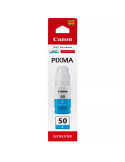 Botella de Tinta Original Canon GI-50/ Cian