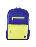 Mochila HP Campus 7J596AA para Portátiles hasta 15.6"/ Azul y Lima