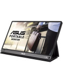 Monitor Portátil Asus ZenScreen Go MB16AHP 15.6"/ Full HD/ Multimedia/ Plata y Negro