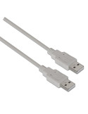 Cable USB 2.0  Aisens A101-0021/ USB Macho - USB Macho/ Hasta 2.5W/ 60Mbps/ 1m/ Beige