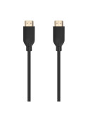 Cable HDMI 2.0 4K CCS Aisens A120-0730/ HDMI Macho - HDMI Macho/ Hasta 10W/ 2250Mbps/ 1.5m/ Negro