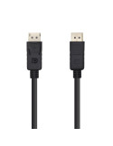 Cable DisplayPort 1.2 4K Aisens A124-0387/ DisplayPort Macho - DisplayPort Macho/ Hasta 5W/ 2300Mbps/ 5m/ Negro