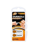 Pack 6 Pilas para Audífono Duracell DA312/ 1.6V