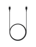 Cable USB 2.0 Tipo-C Samsung EP-DX310JBEGEU/ USB Tipo-C Macho - USB Tipo-C Macho/ 1.8m/ Negro