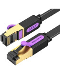 Cable de Red RJ45 SFTP Vention ICDBI Cat.7/ 3m/ Negro