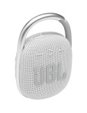 Altavoz con Bluetooth JBL Clip 4/ 5W/ 1.0/ Blanco