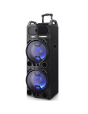 Altavoz Portable con Bluetooth Aiwa KBTUS-900/ 800W/ Incluye 2 Micrófonos