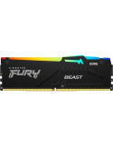 Memoria RAM Kingston FURY Beast RGB 32GB/ DDR5/ 6000MHz/ 1.35V/ CL36/ DIMM