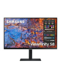 Monitor Profesional Samsung ViewFinity S8 S27B800PXU 27"/ 4K/ Regulable en altura/ Negro