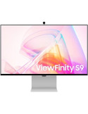 Smart Monitor Samsung ViewFinity S9 S27C902PAU 27"/ 5K/ Multimedia/ Regulable en altura/ Smart TV/ Webcam/ Plata