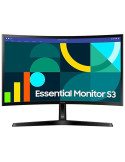 Monitor Curvo Samsung Essential Monitor S3 S27D366GAU/ 27"/ Full HD/ Negro