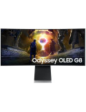 Monitor Gaming Ultrapanorámico Curvo Samsung G8 Odyssey OLED S34DG850SU 34"/ WQHD/ 0.03ms/ 175Hz/ Multimedia/ Regulable en Altur
