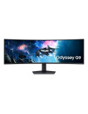 Monitor Gaming Ultrapanorámico Curvo Samsung Odyssey G9 S49CG954EU 49"/ Dual QHD/ 1ms/ 240Hz/ VA/ Regulable en altura/ Negro