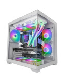 Caja Gaming Minitorre Mars Gaming MC-VIEW2/ Blanca