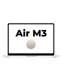 Apple Macbook Air 15" / M3 8-Core CPU/ 8Gb/ 512Gb SSD/ 10-Core GPU/ Blanco Estrella