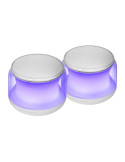 Altavoces con Bluetooth Mars Gaming MS-AURA/ 15W/ 2.0/ Blancos